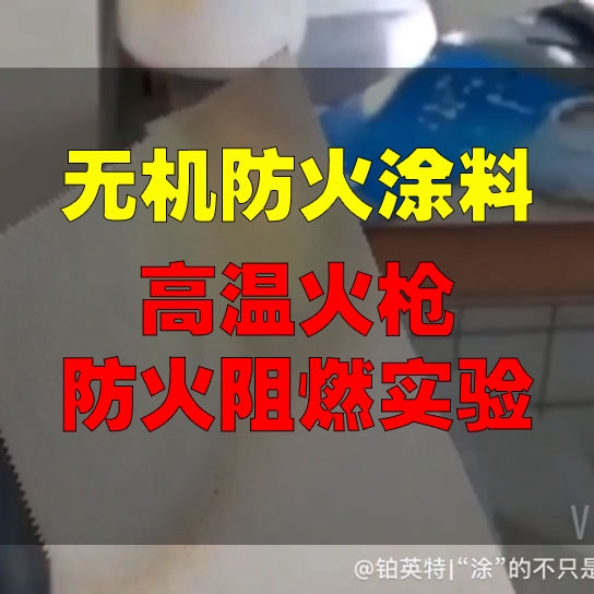 广东无机涂料耐火燃烧测试视频
